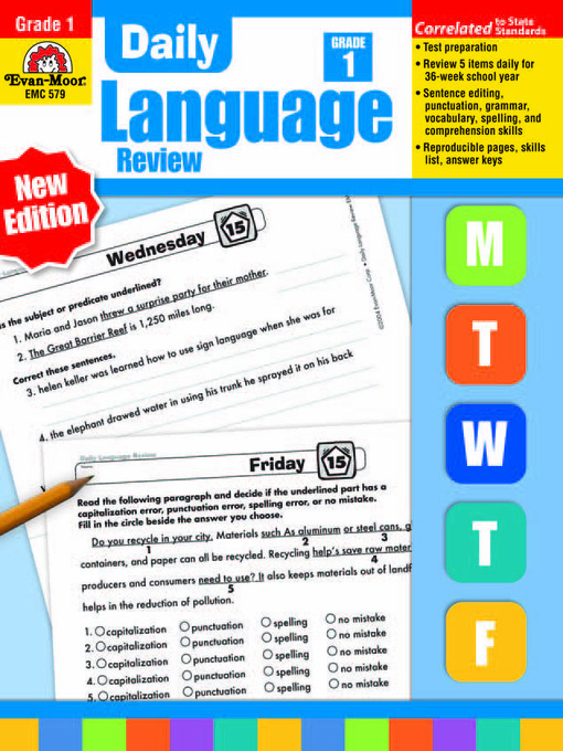 Title details for Daily Language Review by Evan-Moor Educational Publishers - Available